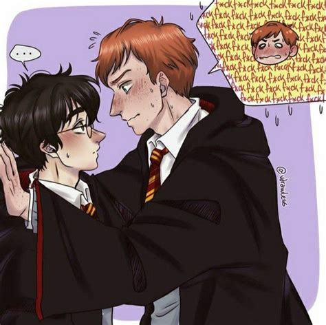 harry x ron|harry x ron x hermione.